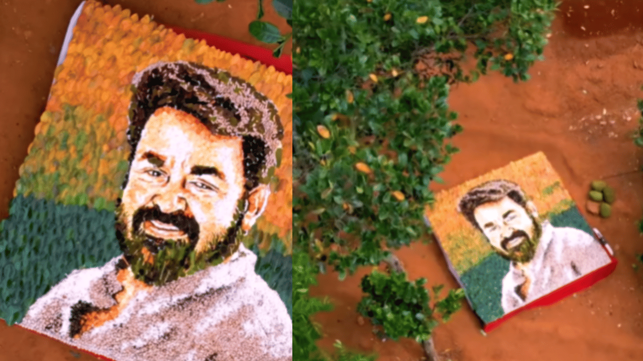 Happy Birthday Mohanlal: ചക്ക കൊണ്ടൊരു ലാലേട്ടൻ, വ്യത്യസ്ത പിറന്നാൾ സമ്മാനവുമായി ഡാവിഞ്ചി സുരേഷ്