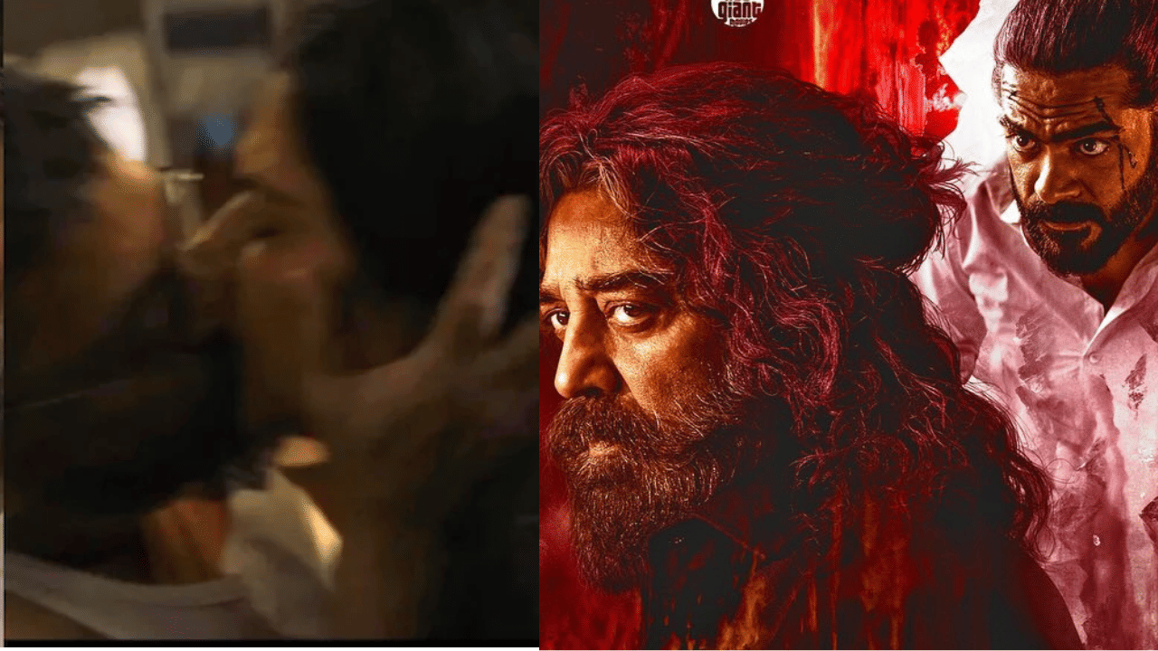 Thug Life Movie Controversy: മകളുടെ പ്രായമുള്ള നടിയുമായി ചുംബനരംഗം; കമൽ ഹാസന്റെ ലിപ് കിസ് വിവാദത്തിൽ