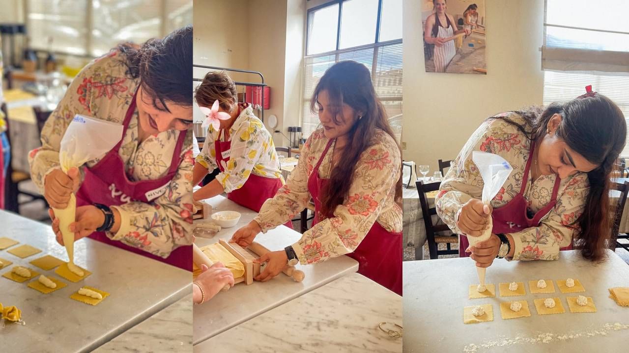 Nivetha Thomas Pasta Recipe: ഈ പെൺകുട്ടിക്ക് പാചകം ചെയ്യാൻ കഴിയുമോ? ‘കഴിയും, പക്ഷേ..’; ചിത്രങ്ങള്‍ പങ്കുവച്ച് നിവേദ