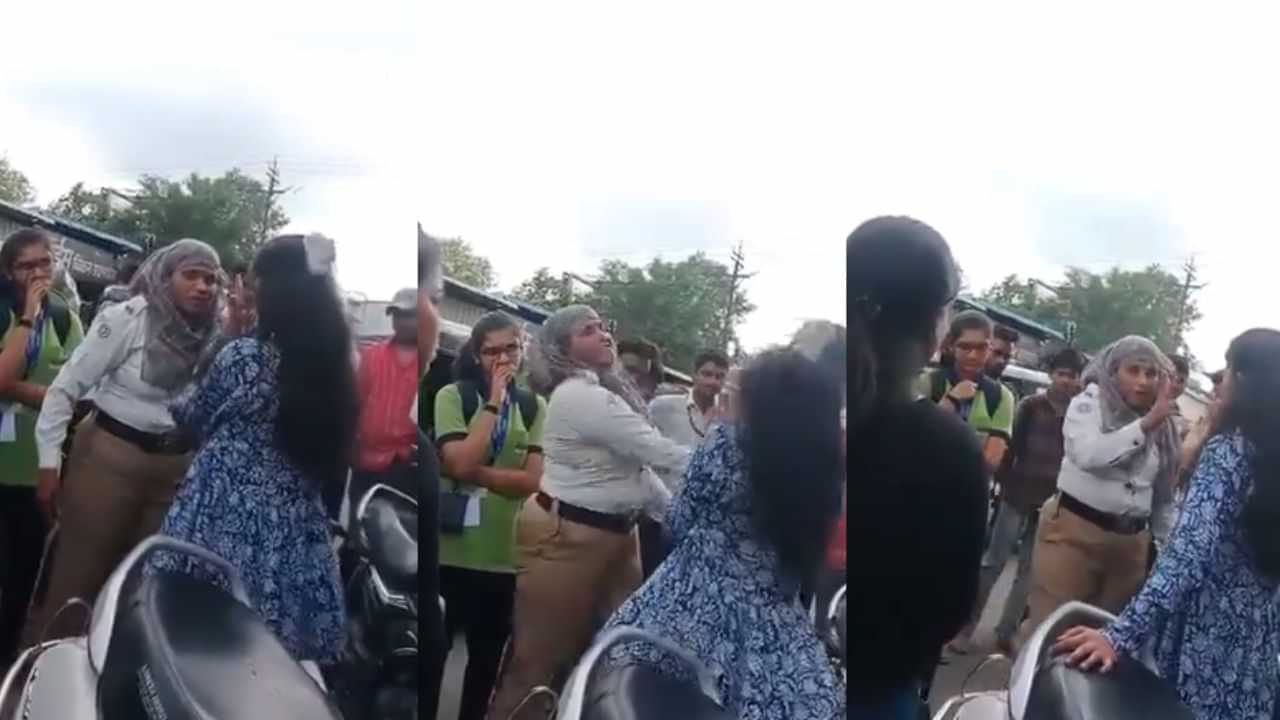Viral Video: ഗതാഗത നിയമം ലംഘിച്ചു; പെണ്‍കുട്ടിയുടെ മുഖത്തടിച്ച് വനിത കോണ്‍സ്റ്റബിള്‍; വിവാദമായതോടെ ക്ഷമാപണം നടത്തി