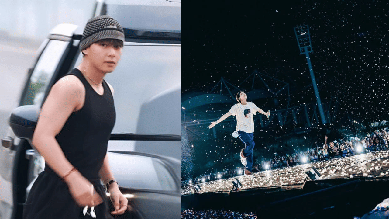 ജിൻ വേദിയിൽ തകർക്കുമ്പോൾ കാണികളുടെ കൂട്ടത്തിൽ ബിടിഎസിന്റെ ലീഡർ ആർഎമ്മും, ജെ ഹോപ്പും വിയും ഉണ്ടായിരുന്നു. മൂവരുടെയും ചിത്രങ്ങൾ സോഷ്യൽ മീഡിയയിൽ ട്രെന്റിങാണ്.