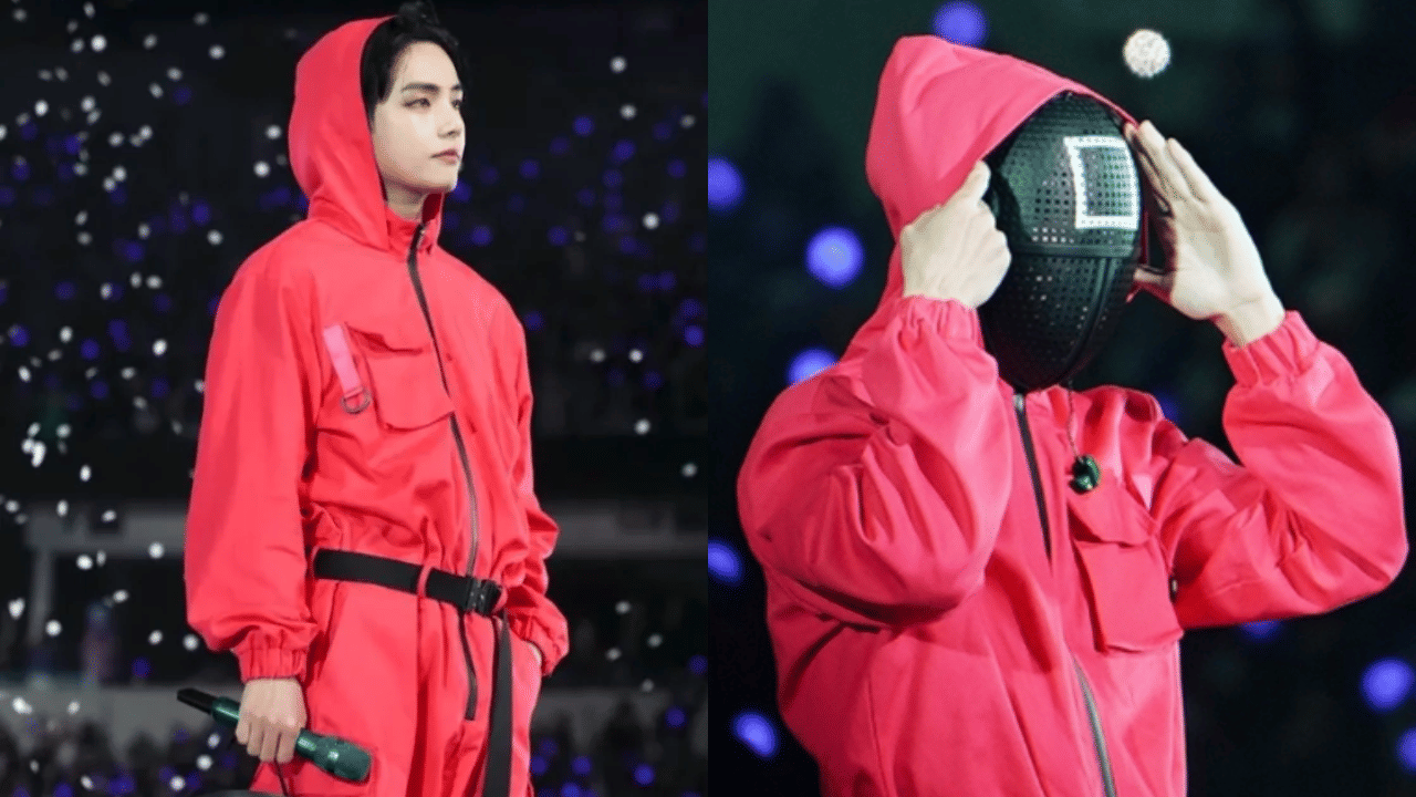 2022-ൽ ബിടിഎസിന്റെ പെർമിഷൻ ടു ഡാൻസ് ഓൺ സ്റ്റേജ് കൺസ‍ർട്ടിൽ വി, സ്ക്വിഡ് ഗെയിമിലെ പിങ്ക് ഗാർഡിന്റെ വേഷത്തിൽ  പ്രത്യക്ഷപ്പെട്ടതോടെയാണ് സ്ക്വിഡ് ​ഗെയിമിൽ താരം വന്നാൽ എപ്രകാരമായിരിക്കും എന്ന തരത്തിൽ ചർച്ചകൾ ആരംഭിച്ചത്.
