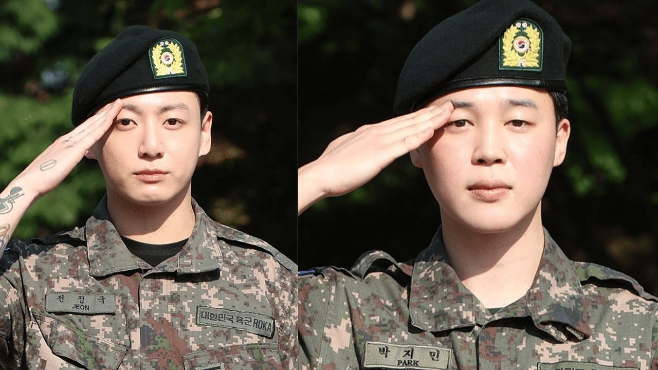 ബിടിഎസ് ആരാധകരുടെ കാത്തിരിപ്പിന് വിരാമമിട്ട് രണ്ട് വർഷത്തെ നിർബന്ധിത സൈനിക സേവനം പൂർത്തിയാക്കി ബിടിഎസിന്റെ അം​ഗങ്ങളായ ജിയോൺ ജങ്കുക്കും പാർക്ക് ജിമിനും തിരിച്ചെത്തി.
