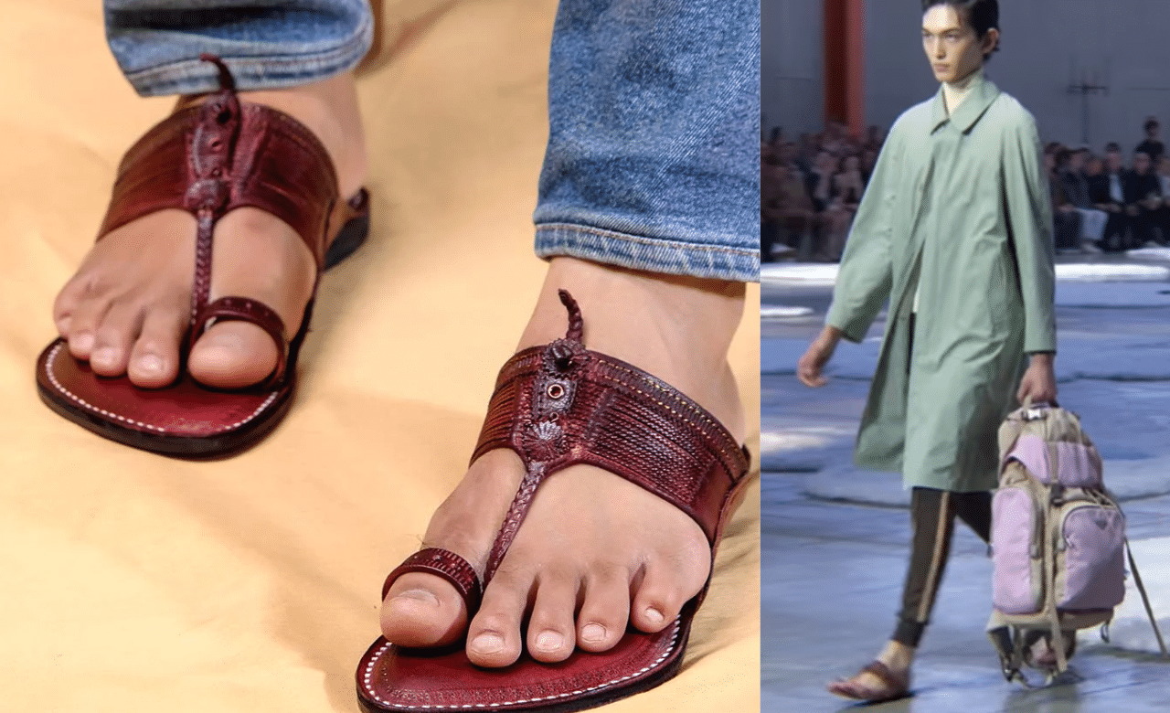 Kolahpuri Chappals: ലോകോത്തര ഫാഷന്‍ കീഴടക്കി ഇന്ത്യയുടെ കോലാപ്പൂരി ചെരുപ്പുകൾ; പിന്നാലെ വിമർശനവും