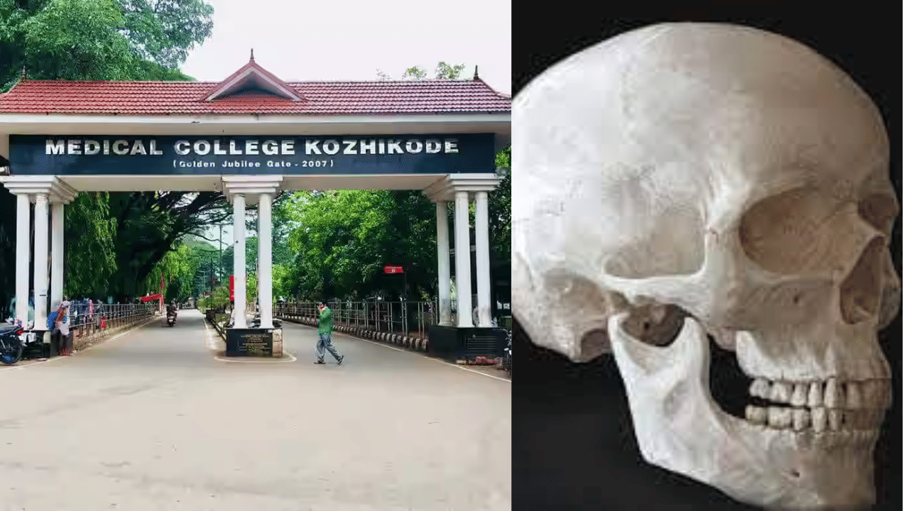Kozhikode Medical College: കോഴിക്കോട് മെഡിക്കല്‍ കോളേജ് കോംപൗണ്ടില്‍ തലയോട്ടിയും അസ്ഥികളും കണ്ടെത്തി