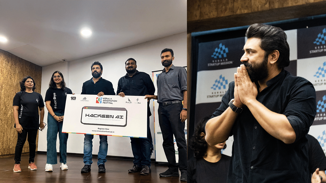 Nivin Pauly announce HackGenAI: കേരള സ്റ്റാര്‍ട്ടപ്പ് മിഷന്റെ ഹാക്ക് ജെന്‍ എഐയുമായി കൈകോർത്ത് നിവിൻ പോളി; ലോഗോ പുറത്തിറക്കി