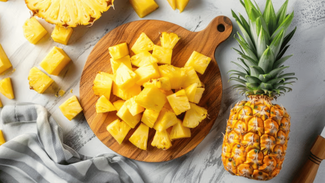 കൂടാതെ പൈനാപ്പിൾ ദഹന പ്രശ്നങ്ങൾ തടയുകയും ശരീരഭാരം കുറയ്ക്കുകയും ചെയ്യും.  അതിനാൽ പൈനാപ്പിൾ കഴിക്കാൻ മടി വേണ്ട. കുടവയർ കുറയ്ക്കാനും ഇവ സഹായിക്കും.
