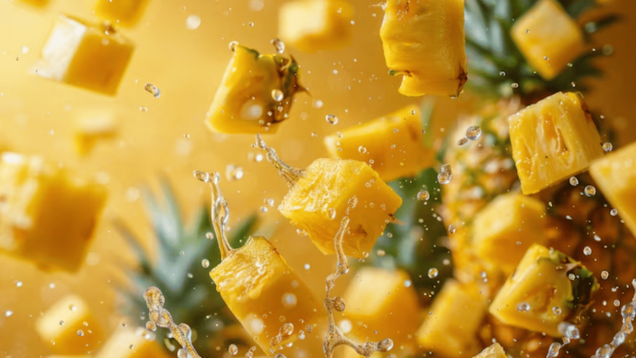 പൈനാപ്പിളിൽ ബ്രോമെലെയ്ൻ എന്ന ഡൈജസ്റ്റീവ് എൻസൈം ഉണ്ട്. ഇവയ്ക്ക് കാൻസറിനെ പ്രതിരോധിക്കാനും ഇൻഫ്ലമേഷൻ തടയാനുമുള്ള കഴിവുണ്ട്.
