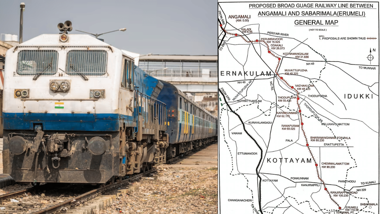 Sabari Rail Project: കാൽനൂറ്റാണ്ടിന്റെ കാത്തിരിപ്പ് സത്യമാകുന്നു… ശബരിമലയുടെ കവാടം വരെ ട്രെയിൻ എത്തും