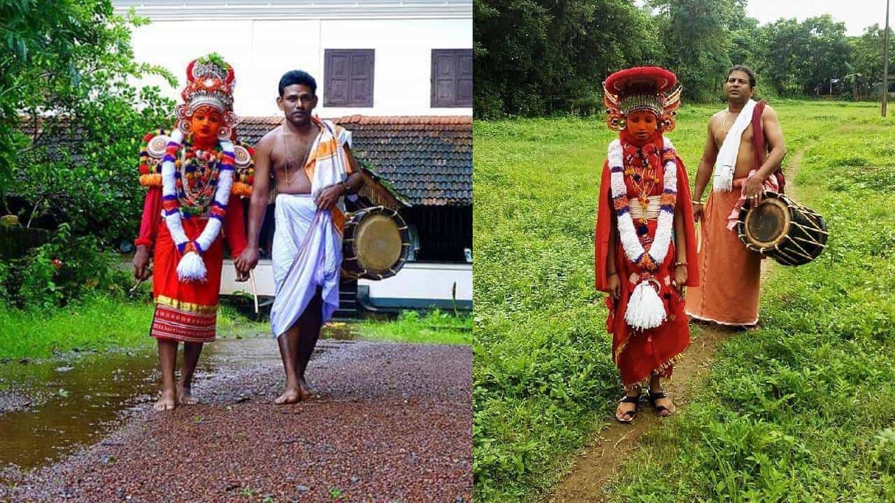 Aadivedan Theyyam: ആടിവേടൻമാർ വീടുകളിലേക്ക്; ആധിയും വ്യാധിയും അകറ്റാൻ കുട്ടിത്തെയ്യങ്ങൾ വരവായി