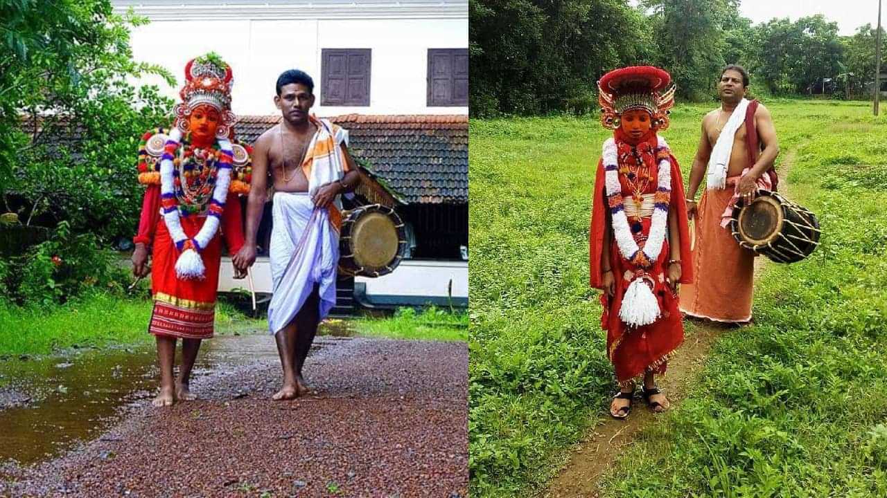 Aadivedan Theyyam: ആടിവേടൻമാർ വീടുകളിലേക്ക്; ആധിയും വ്യാധിയും അകറ്റാൻ കുട്ടിത്തെയ്യങ്ങൾ വരവായി