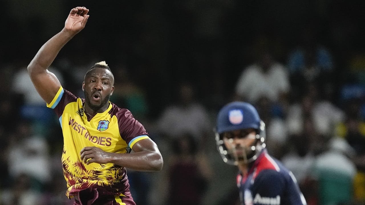 2026 ഫെബ്രുവരിയിൽ ഇന്ത്യയും ശ്രീലങ്കയും ചേർന്ന് ആതിഥേയത്വം വഹിക്കുന്ന അടുത്ത ഐസിസി ടി20 ലോകകപ്പിന് വെറും ഏഴ് മാസം മാത്രം ബാക്കിനില്‍ക്കെയാണ് റസല്‍ വിരമിക്കുന്നത്. വെസ്റ്റ് ഇൻഡീസിനായി ഒരു ടെസ്റ്റ് മാത്രമേ കളിച്ചിട്ടുള്ളൂ. 56 ഏകദിനങ്ങളും കളിച്ചിട്ടുണ്ട്  (Image Credits: PTI)