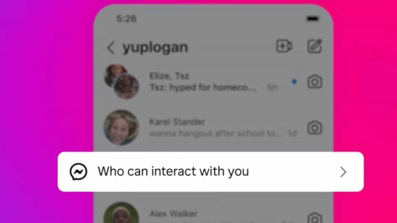 Instagram Teen Account: ഇൻസ്റ്റഗ്രാം ടീൻ അക്കൗണ്ടുകളിൽ പുതിയ ഫീച്ചറുകൾ; സുരക്ഷ വർധിപ്പിക്കുകയാണെന്ന് മെറ്റ Instagram Teen Account: ഇൻസ്റ്റഗ്രാം ടീൻ അക്കൗണ്ടുകളിൽ പുതിയ ഫീച്ചറുകൾ; സുരക്ഷ വർധിപ്പിക്കുകയാണെന്ന് മെറ്റ