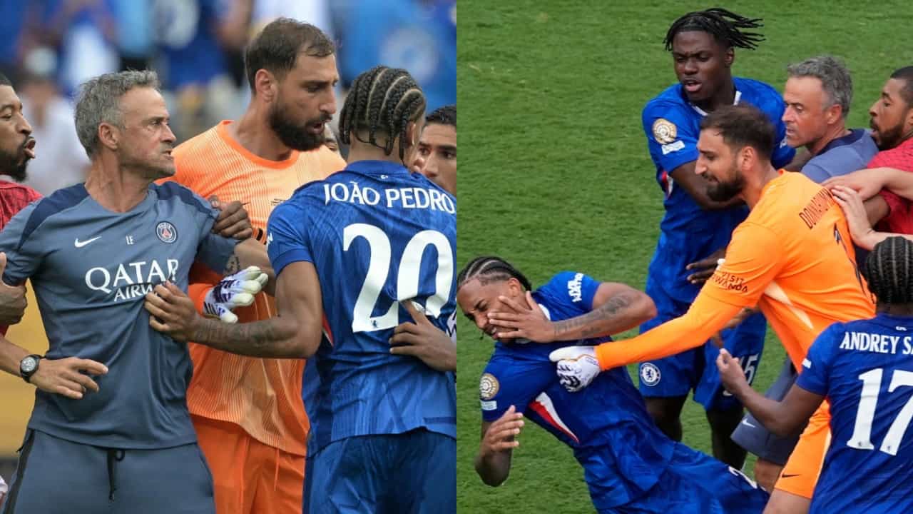 Club Football World Cup Final 2025: ചെൽസി താരത്തെ തല്ലി പിഎസ്ജി പരിശീലകൻ; ക്ലബ് ഫുട്ബോൾ ലോകകപ്പ് ഫൈനലിൽ കയ്യാങ്കളി Club Football World Cup Final 2025: ചെൽസി താരത്തെ തല്ലി പിഎസ്ജി പരിശീലകൻ; ക്ലബ് ഫുട്ബോൾ ലോകകപ്പ് ഫൈനലിൽ കയ്യാങ്കളി