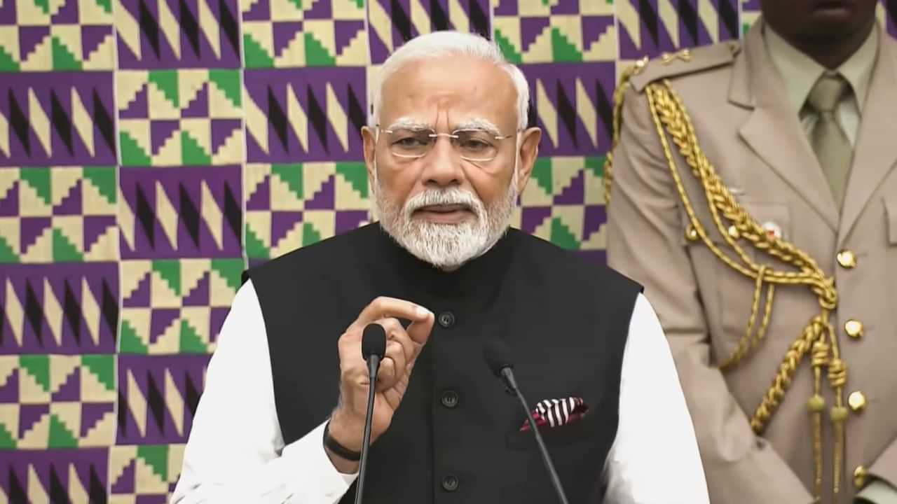 Narendra Modi: ഘാനയെ അഭിസംബോധന ചെയ്ത് പ്രധാനമന്ത്രി നരേന്ദ്ര മോദി