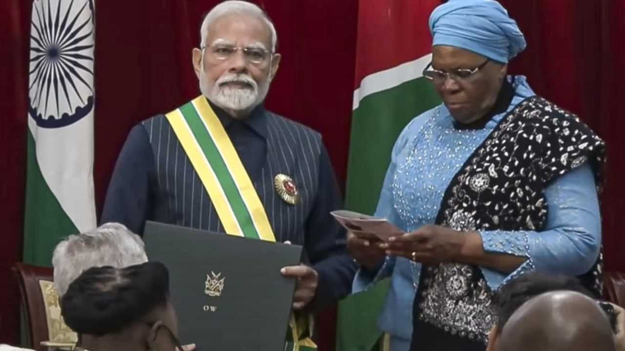 PM Modi : നമീബിയയുടെ പരമോന്നത സിവിലിയൻ ബഹുമതി പ്രധാനമന്ത്രി നരേന്ദ്ര മോദിക്ക്; നന്ദി അറിയിച്ച് മോദി