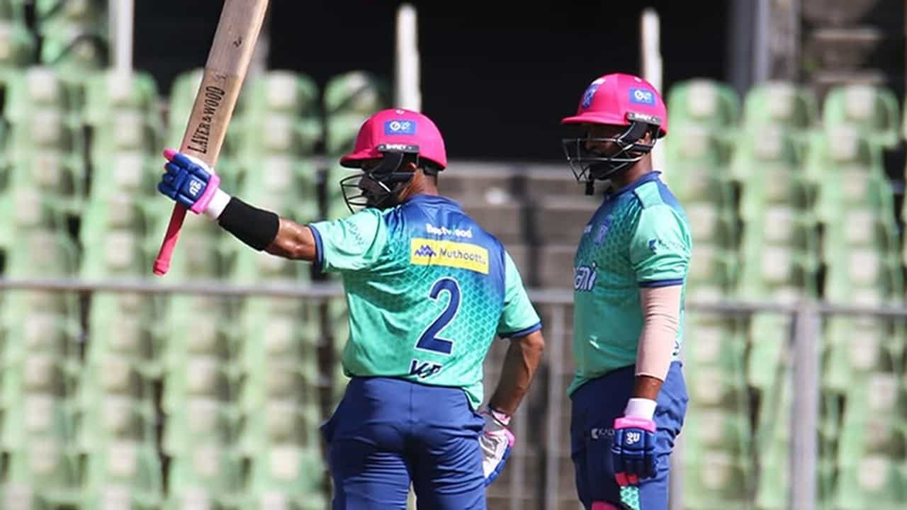 KCL 2025: തിളങ്ങിയത് ക്യാപ്റ്റന് കൃഷ്ണപ്രസാദ് മാത്രം, ട്രിവാന്ഡ്രം റോയല്സിന് ഭേദപ്പെട്ട സ്കോര് KCL 2025: തിളങ്ങിയത് ക്യാപ്റ്റന് കൃഷ്ണപ്രസാദ് മാത്രം, ട്രിവാന്ഡ്രം റോയല്സിന് ഭേദപ്പെട്ട സ്കോര്