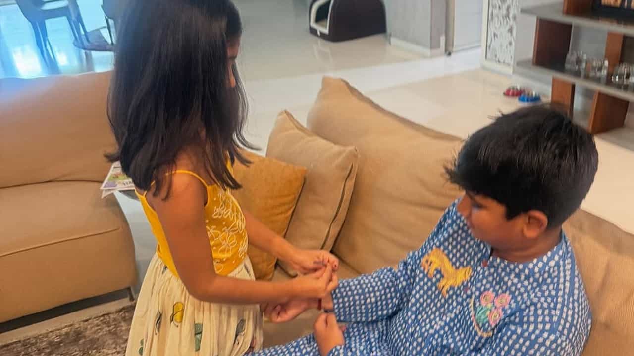 Viral News: രക്ഷാബന്ധന്‍ ആഘോഷമാക്കി അല്ലു അര്‍ജുന്റെ മക്കള്‍; ചിത്രങ്ങള്‍ വൈറല്‍