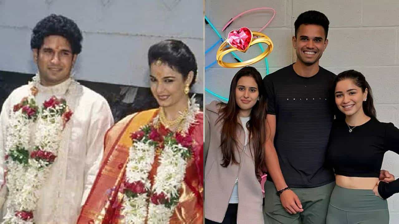 Arjun Tendulkar- Sania Chandok: പ്രായത്തിൽ അർജുനേക്കാൾ ഒരു പടി മുന്നിലാണ് സാനിയ; അച്ഛന്റെയും അമ്മയുടെയും പാത പിന്തുടർന്ന് അർജുൻ ടെൻഡുൽക്കർ Arjun Tendulkar- Sania Chandok: പ്രായത്തിൽ അർജുനേക്കാൾ ഒരു പടി മുന്നിലാണ് സാനിയ; അച്ഛന്റെയും അമ്മയുടെയും പാത പിന്തുടർന്ന് അർജുൻ ടെൻഡുൽക്കർ