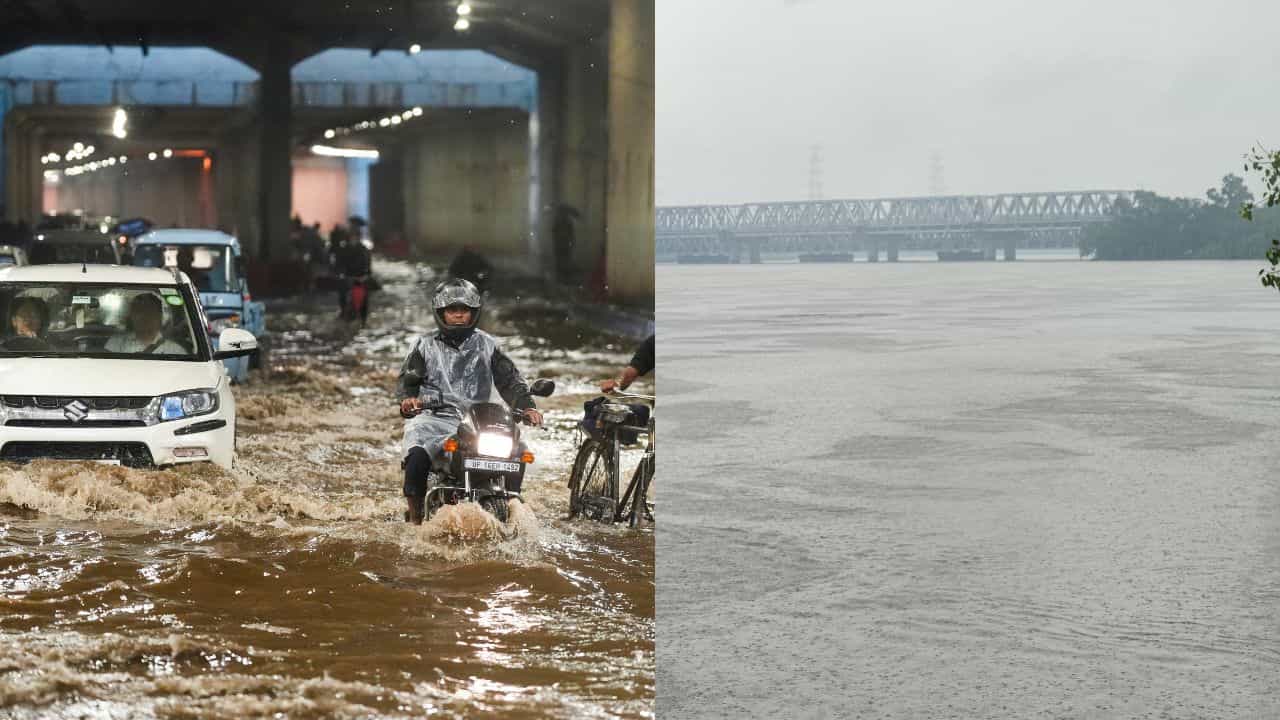 Delhi Rain: മുന്നൂറോളം വിമാനങ്ങൾ വൈകും, പ്രളയ മുന്നറിയിപ്പ്; ഡൽഹിയിൽ കനത്ത മഴ