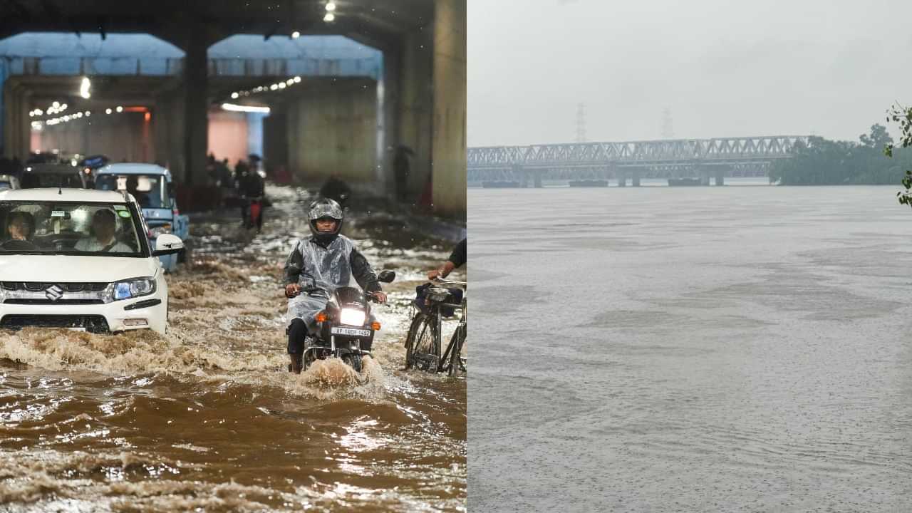 Delhi Rain: മുന്നൂറോളം വിമാനങ്ങൾ വൈകും, പ്രളയ മുന്നറിയിപ്പ്; ഡൽഹിയിൽ കനത്ത മഴ