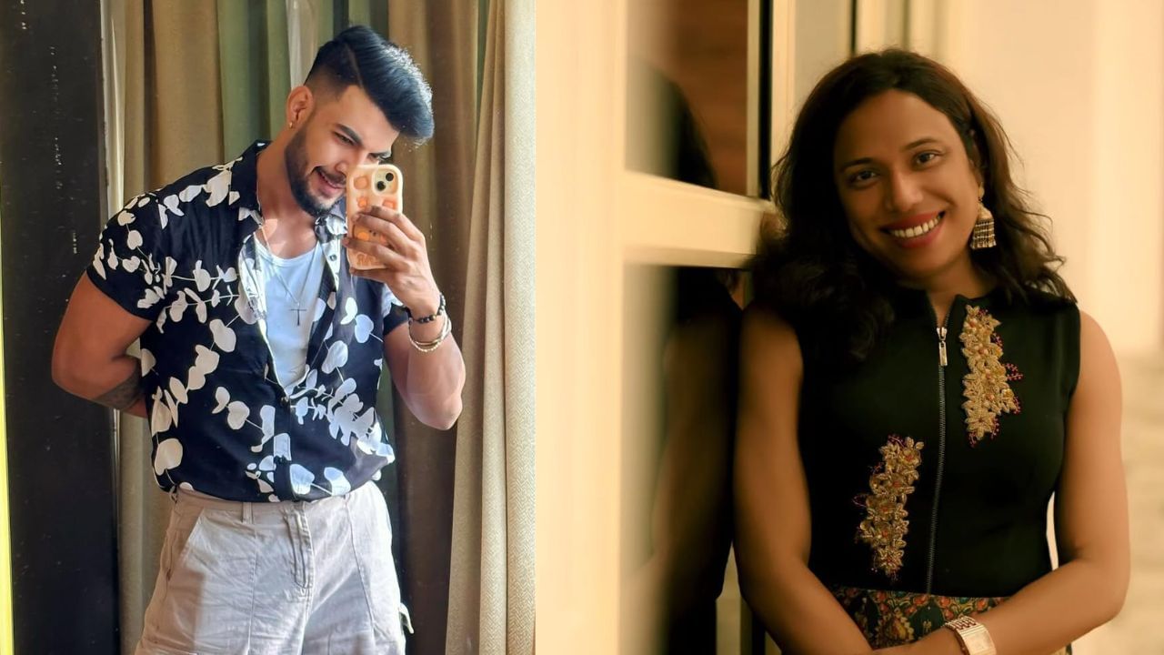 എന്നാൽ ഇപ്പോൾ സോഷ്യൽ മീഡിയയെ ഇളക്കിമറിച്ചുകൊണ്ടുള്ള വാർത്തായാണ് പുറത്തുവരുന്നത്. ജാൻമോണിയും അഭിഷേകും ഒന്നിച്ചുവെന്നുള്ള തരത്തിലുള്ള വീഡിയോകളാണ് സമൂഹ മാധ്യമങ്ങളിൽ. ഇരുവരും കല്ല്യാണ വേഷത്തിൽ തുളസിമാലയണിഞ്ഞ് നടന്നുവരുന്നതിൻ്റെ വീഡിയോ ആണ് വൈറലാകുന്നത്.  (Instagram: Jaanmoni Das/Abhishek Jayadeep)  
