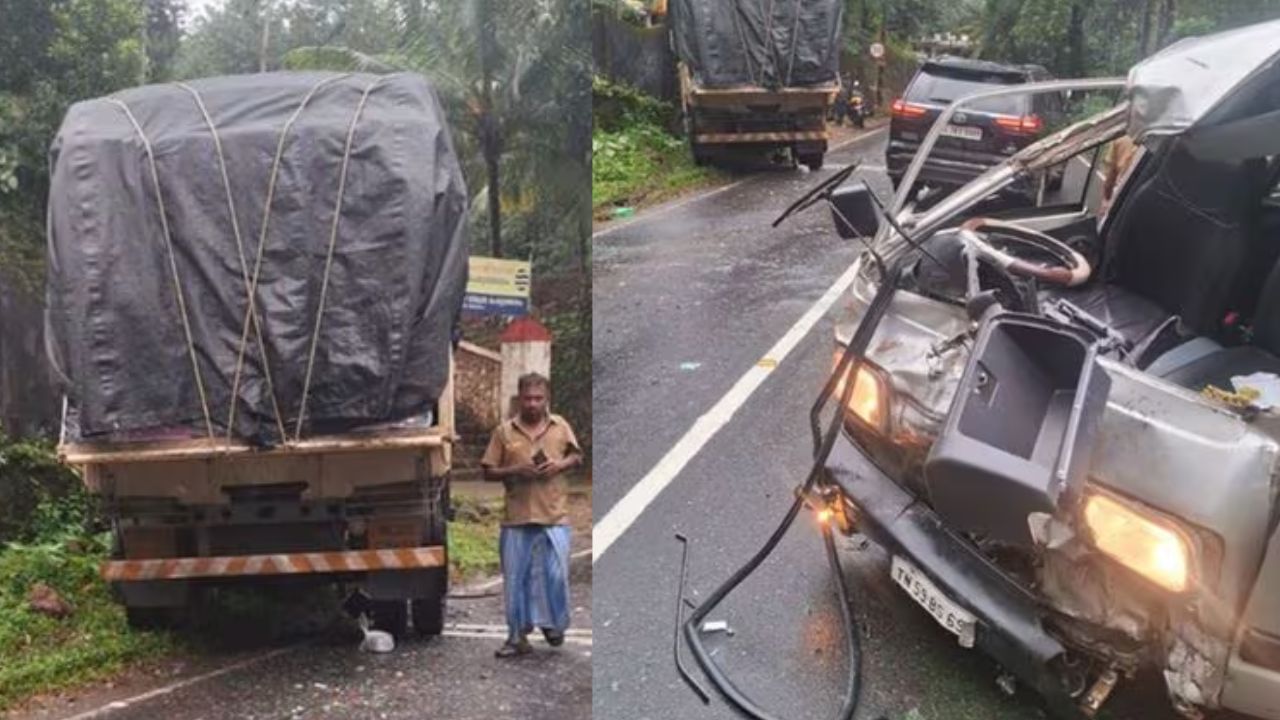 Sabarimala Pilgrims Van Accident: മുണ്ടക്കയത്ത് ശബരിമല തീര്‍ത്ഥാടകരുടെ വാനും ലോറിയും കൂട്ടിയിടിച്ച് അപകടം; ഏഴ് പേര്‍ക്ക് പരിക്ക്