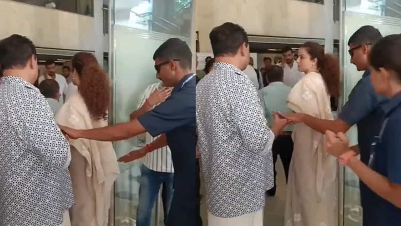 NK Premachandran: കങ്കണയോട് സംസാരിക്കാന്‍ ശ്രമിക്കുന്നതിനിടെ പ്രേമചന്ദ്രനെ തള്ളിമാറ്റി സുരക്ഷാ ഉദ്യോഗസ്ഥന്‍; വിമര്‍ശിച്ച് പ്രിയങ്ക ചതുര്‍വേദി