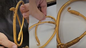 Viral News: വനത്തിനുള്ളില്‍ നിന്നും 1,500 വര്‍ഷം പഴക്കമുള്ള സ്വര്‍ണമാല കണ്ടെത്തി