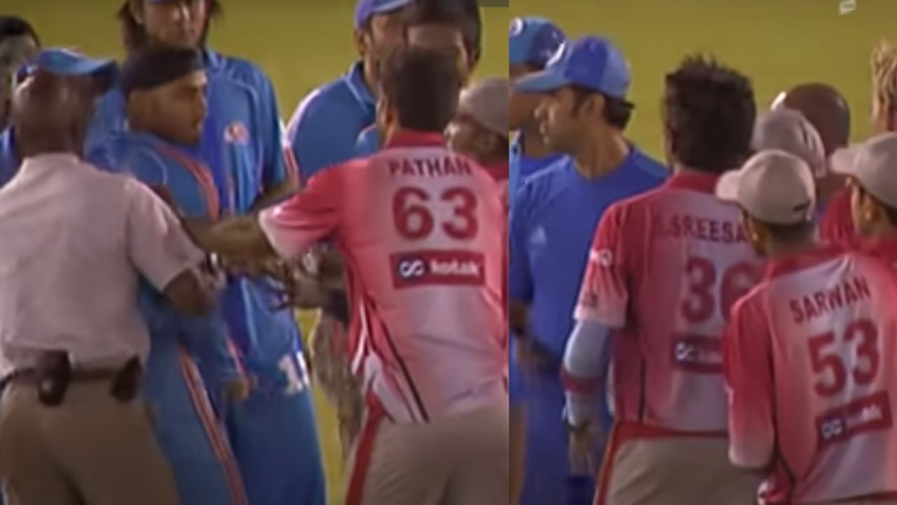 Harbhajan Singh Sreesanth Slap: അപ്രതീക്ഷിതമായി ഹര്‍ഭജന്റെ അടി, പൊട്ടിക്കരഞ്ഞ് ശ്രീശാന്ത്; ആ ദൃശ്യങ്ങള്‍ പുറത്ത്‌