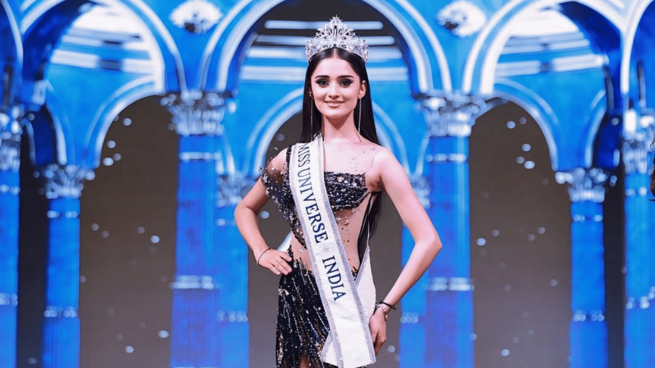 2025 ലെ മിസ്സ് യൂണിവേഴ്സ് ഇന്ത്യയായി മണിക വിശ്വകർമയെ തിരഞ്ഞെടുത്തു. തായ്ലൻഡിൽ ഈ വർഷം അവസാനം നടക്കുന്ന മിസ് യൂണിവേഴ്സ് മത്സരത്തിൽ ഇന്ത്യയെ പ്രതിനിധീകരിച്ച് ഈ രാജസ്ഥാൻ സുന്ദരി പങ്കെടുക്കും. (Image Credit: Instagram)
