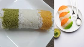 സ്വാതന്ത്ര്യ ദിനം കളറാക്കാൻ ത്രിവർണ്ണ ഇഡ്ഡലി, പുട്ട്!