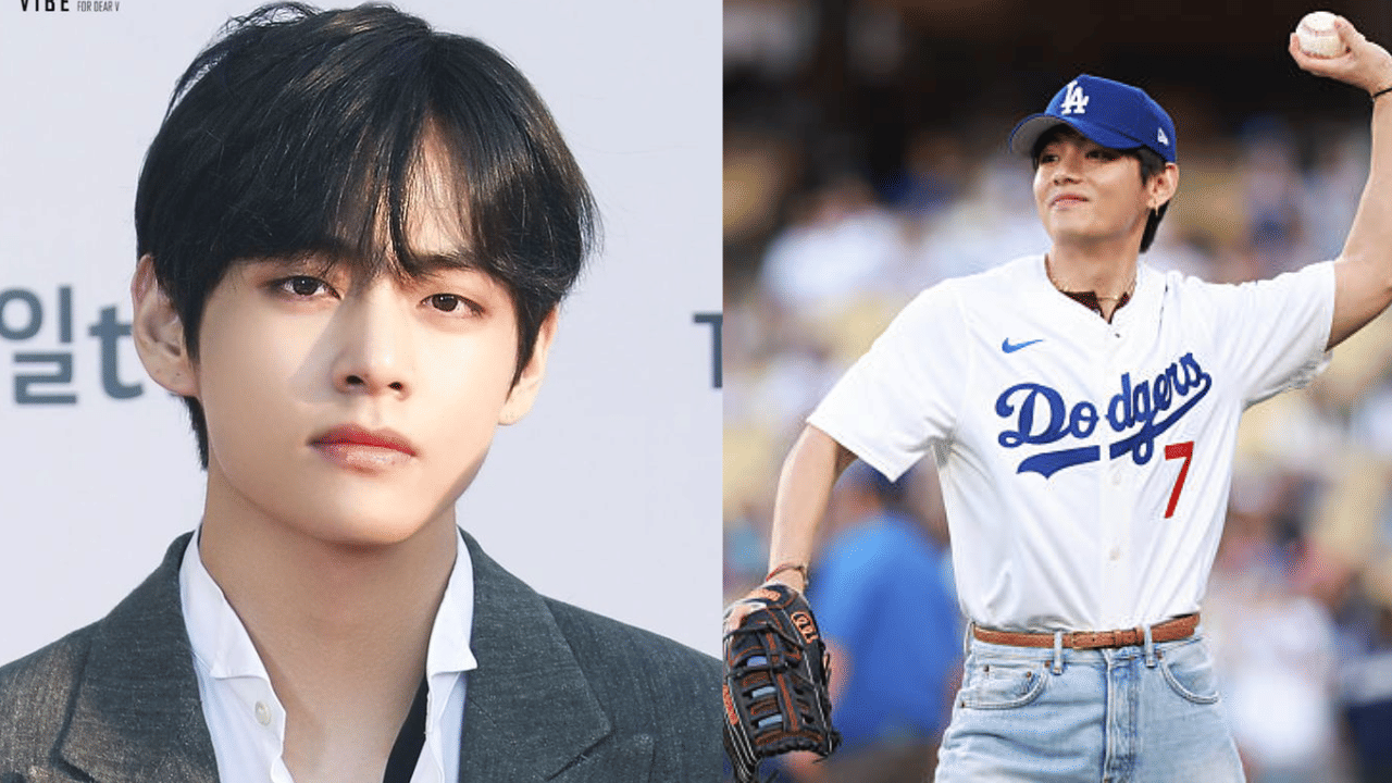 സോഷ്യൽ മീഡിയയിൽ വീണ്ടും ട്രെന്റിം​ഗായി ബിടിഎസ് താരം വി എന്ന കിം ടെ-ഹ്യുങ്. യുഎസ്സിലെ ലൊസാഞ്ചലസിൽ മേജർ ലീഗ് ബേസ്ബോൾ മത്സരത്തിൽ നിന്നുള്ള താരത്തിന്റെ ചിത്രങ്ങളും വിഡിയോയുമാണ് സോഷ്യൽ മീഡിയയിൽ വൈറലാകുന്നത്. (Image Credit: Getty Images)