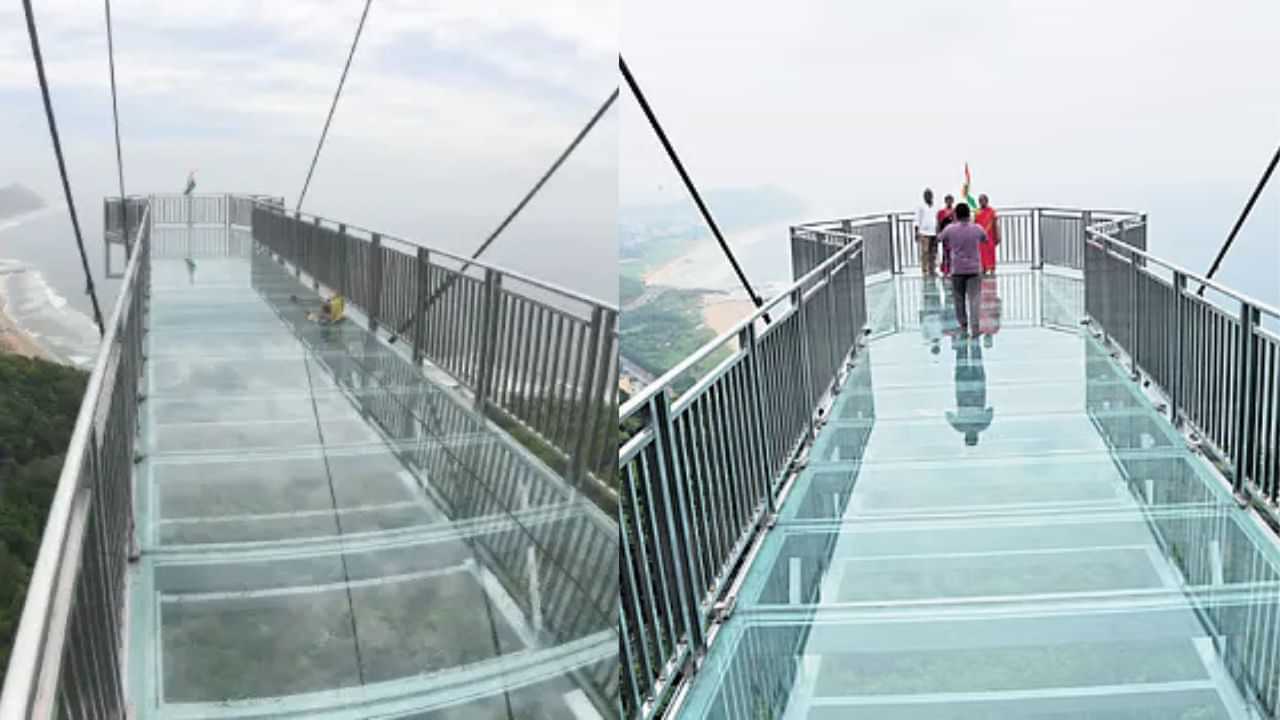 Cantilever Glass Bridge: കൊടുങ്കാറ്റിൽ ഉലയില്ല, വാഗമൺ ഗ്ലാസ് ബ്രിഡ്ജിനെക്കാൾ വലുത്; ആന്ധ്രയിൽ വരുന്നു പുതിയ ചില്ലുപാലം