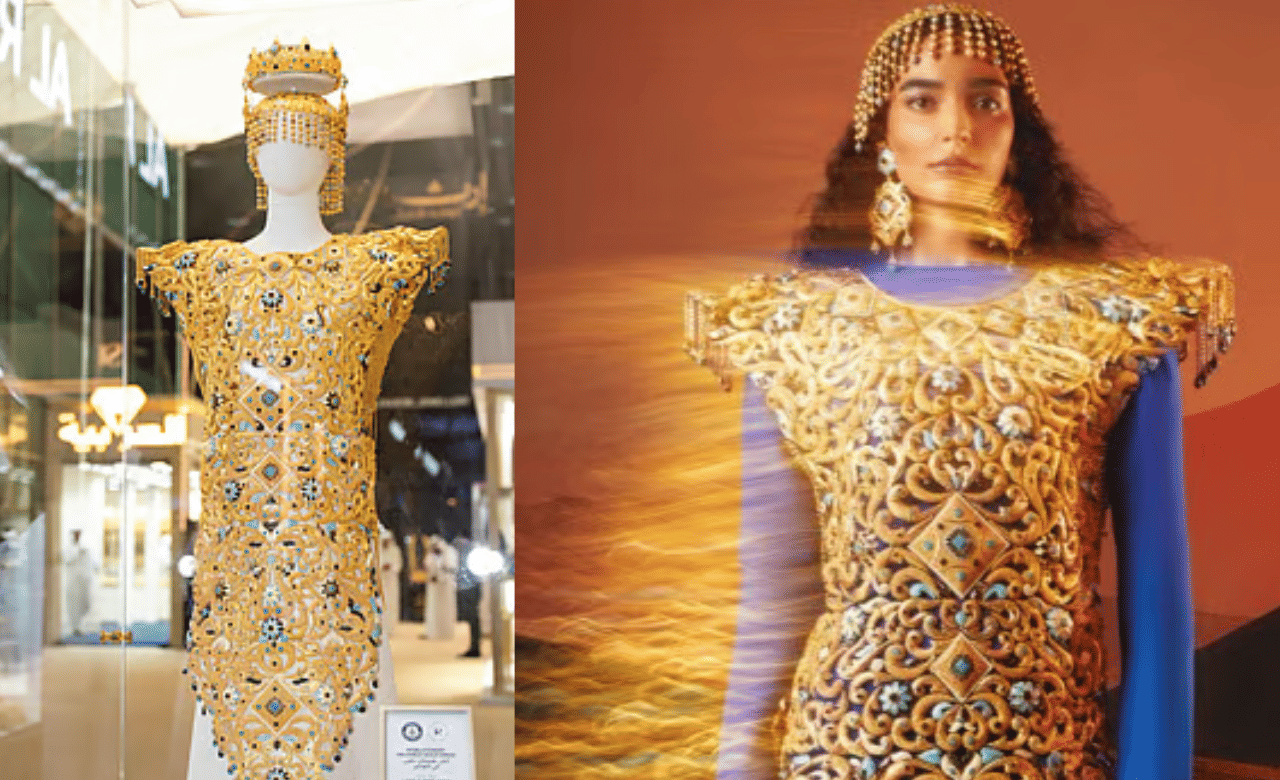 Dubai Dress: 10 കിലോ സ്വ‍ർ‌ണം, 11 കോടി രൂപ; ഗിന്നസ് റെക്കോർഡ് നേടി ഒരു ‘ദുബായ് ഉടുപ്പ്’