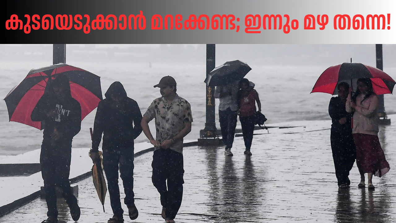 Kerala Weather Alert: കുടയെടുക്കാൻ മറക്കേണ്ട; ഇന്നും മഴ തന്നെ! മുന്നറിയിപ്പുകളില്ല