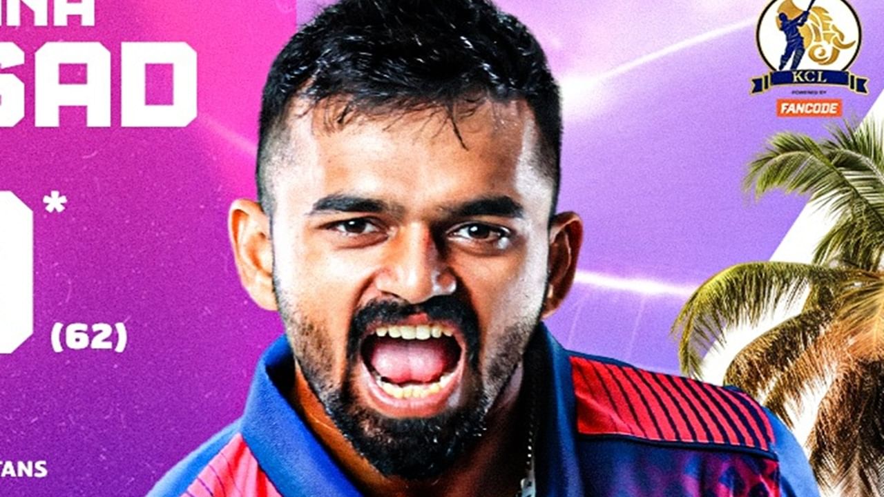 അദാനി ട്രിവാന്‍ഡ്രം റോയല്‍സിന്റെ ക്യാപ്റ്റനായ കൃഷ്ണ പ്രസാദ് ഓറഞ്ച് ക്യാപ് ഏറെക്കുറെ സ്വന്തമാക്കിയെന്ന് പറയാം. 10 മത്സരങ്ങളില്‍ നിന്ന് 479 റണ്‍സാണ് താരം അടിച്ചുകൂട്ടിയത്. രണ്ടാം സ്ഥാനത്തുള്ള അഹമ്മദ് ഇമ്രാനും, മൂന്നാമതുള്ള സഞ്ജു സാംസണും കെസിഎല്ലില്‍ ഈ സീസണില്‍ ഇനി കളിക്കില്ല  (Image Credits: facebook.com/KeralaCricketLeagueT20)