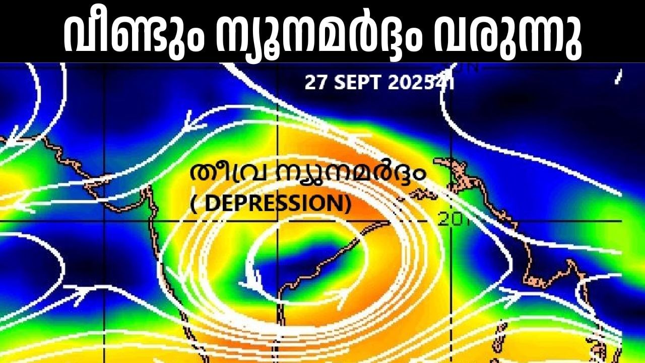 Kerala Rain Forecast: വീണ്ടും ന്യൂനമര്‍ദ്ദം വരുന്നു, മുന്നറിയിപ്പുമായി കാലാവസ്ഥ വകുപ്പ്; കേരളത്തില്‍ മഴ ശക്തമാകും