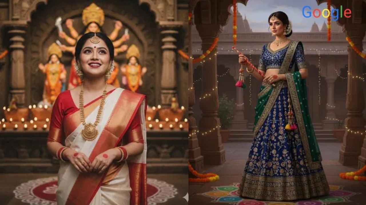 Google Gemini AI: ദുർ​ഗയും സരസ്വതിയുമെല്ലാം ഇനി നിങ്ങളാണ്… പുതിയ നവരാത്രി സ്പെഷ്യൽ എഐ ഇമേജ് ട്രെൻഡ് ഇതാ…