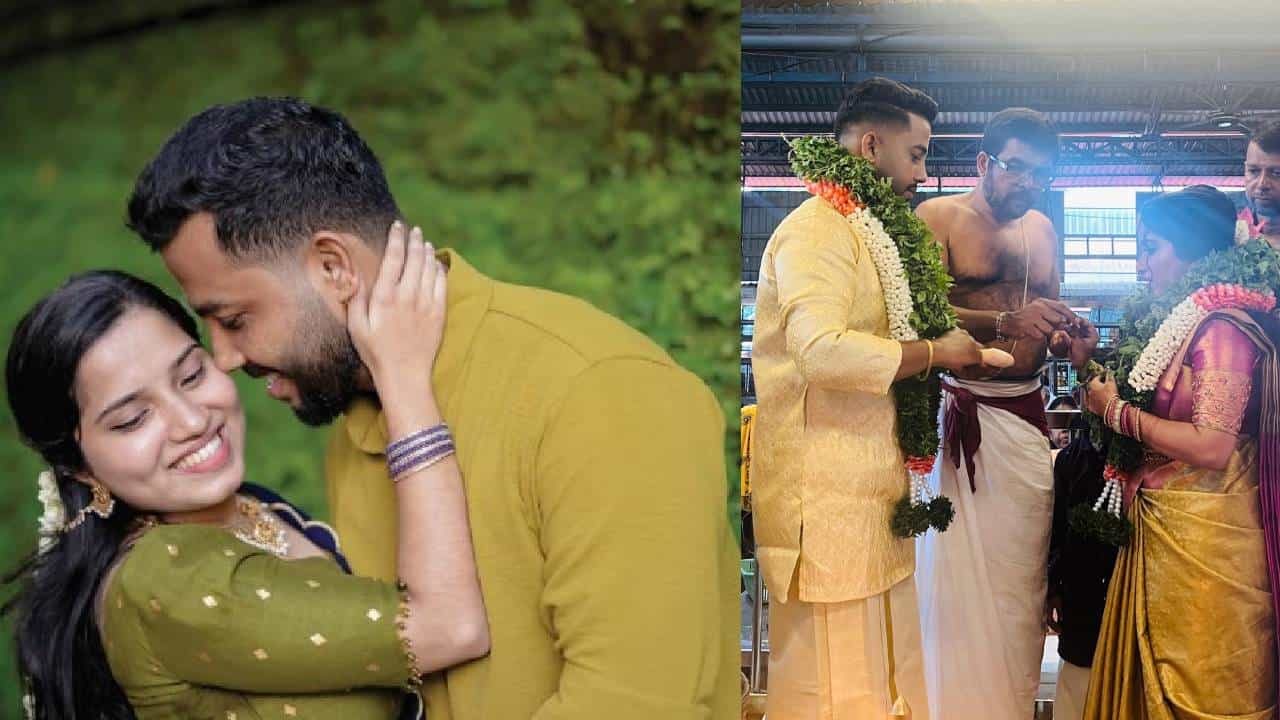 Youth congress Leader VS Sujith: പൊലീസ് തല്ലിച്ചതച്ച യൂത്ത് കോൺഗ്രസ് മണ്ഡലം പ്രസിഡന്റ് വി എസ് സുജിത്ത് വിവാഹിതനായി;  വധു തൃഷ്ണ