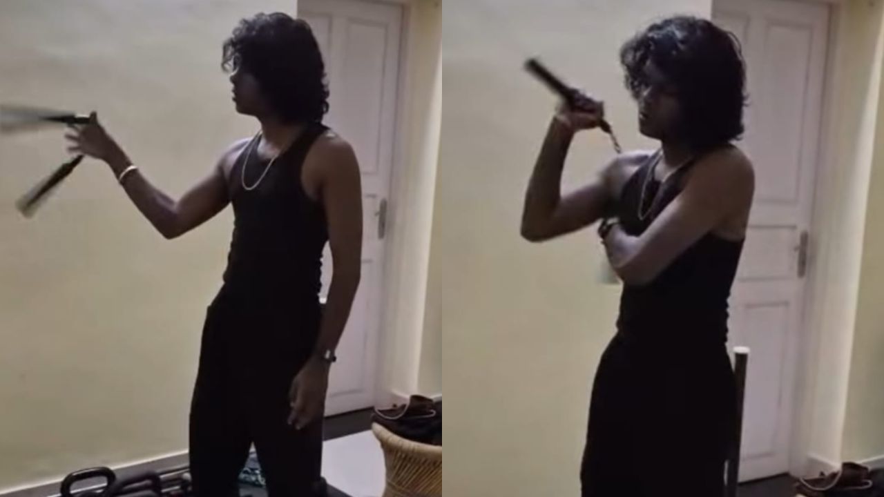 Vedan: നഞ്ചക്ക് കറക്കി കയ്യടി നേടി വേടൻ; ഇതും വശമുണ്ടായിരുന്നോ എന്ന് ആരാധകർ, വീഡിയോ വൈറൽ