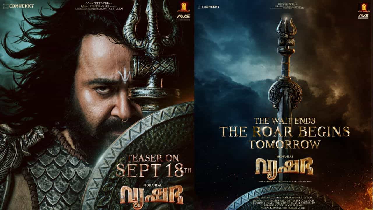 Vrushabha: കാത്തിരിപ്പിന് അവസാനം; മോഹൻലാലിൻറെ ബ്രഹ്മാണ്ഡ ചിത്രം വൃഷഭയുടെ ടീസർ ഉടൻ