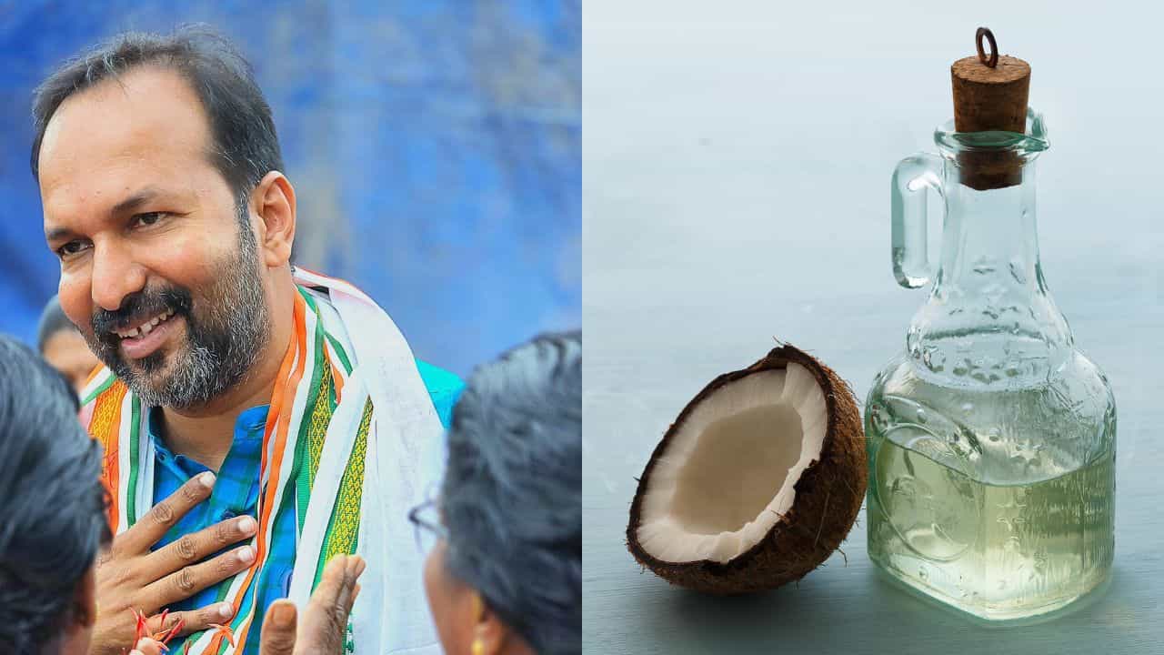 Coconut oil price: വെളിച്ചെണ്ണ വില രൂക്ഷം. പപ്പടത്തിന് വെളിച്ചെണ്ണയിലേക്ക് എത്താൻ ഇനിയും കാത്തിരിക്കേണ്ടിവരും - അടിയന്തര പ്രമേയ ചർച്ച തുടങ്ങി