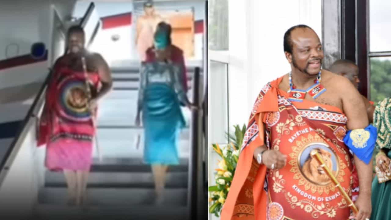African Kings airport Arrival: ഭാര്യമാർ 15, കുട്ടികൾ 30, പരിചാരകർ 100... എയർപോർട്ടിനെ ഇളക്കിമറിച്ച് ആഫ്രിക്കൻ രാജാവിന്റെ വരവ്