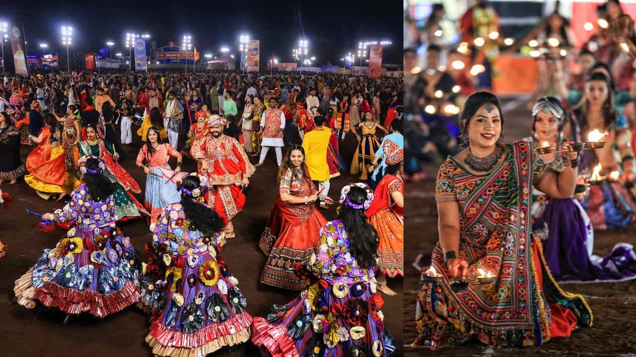 Gujarat Special Garba: സ്ത്രീയുടെ ശാപം; ഇന്ന് മോക്ഷത്തിനായി പുരുഷന്മാർ സാരി ധരിച്ച് നൃത്തം ചെയ്യുന്നു