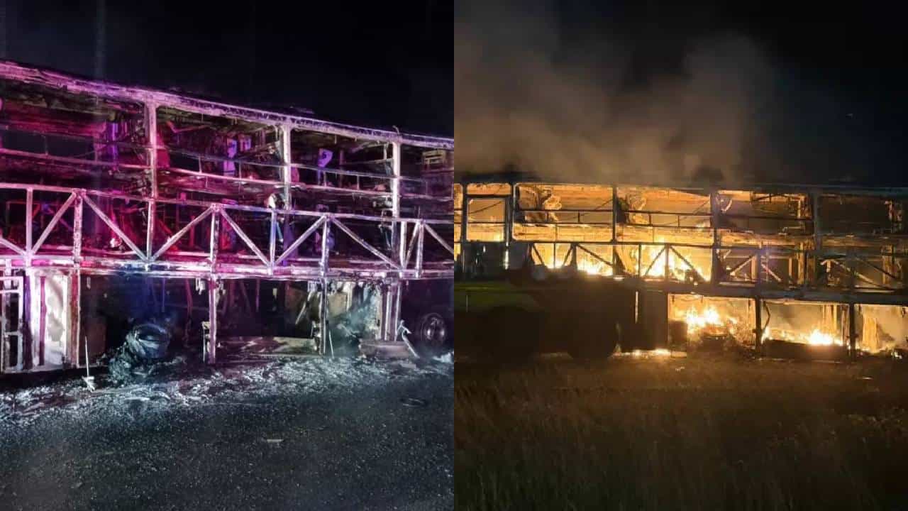 Kurnool Bus Fire: ഹൈദരാബാദ്–ബെംഗളൂരു ദേശീയപാതയിൽ ബസിനു തീപിടിച്ചു; മരണ സംഖ്യ ഉയരുന്നു