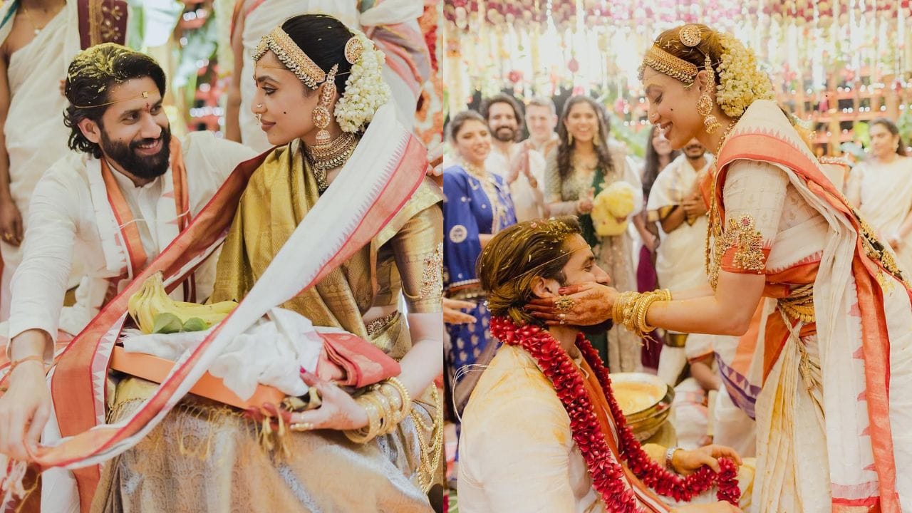 ശോഭിതയെ നാഗചൈതന്യ സ്നേഹത്തോടെ വിളിക്കുന്ന ചെല്ലപ്പേരാണ് ബുജ്ജി. എന്നാൽ പാട്ടിൽ സായി പല്ലവിയെ നാഗചൈതന്യ അങ്ങനെ വിളിക്കുന്നുണ്ട്. ഇതോടെ ശോഭിത കുറച്ചു ദിവസത്തേക്ക് തന്നോടു മിണ്ടിയില്ല എന്നാണ് താരം പറയുന്നത്.താൻ പറഞ്ഞിട്ടാണ് ആ പേര് ഉൾപ്പെടുത്തിയത് എന്നാണ് ശോഭിതയെ കരുതിയിരുന്നത്.  (Photo credit: Social media)