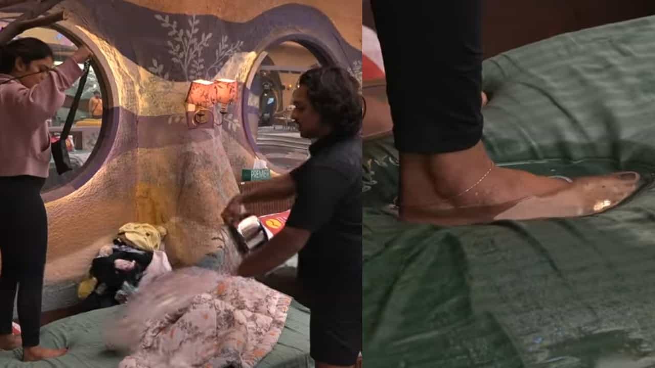 Bigg Boss Malayalam Season 7: അനുമോളുടെ കിടക്കയിൽ വെള്ളമൊഴിച്ച് നെവിൻ; രൂക്ഷവിമർശനവുമായി പ്രേക്ഷകർ Bigg Boss Malayalam Season 7: അനുമോളുടെ കിടക്കയിൽ വെള്ളമൊഴിച്ച് നെവിൻ; രൂക്ഷവിമർശനവുമായി പ്രേക്ഷകർ