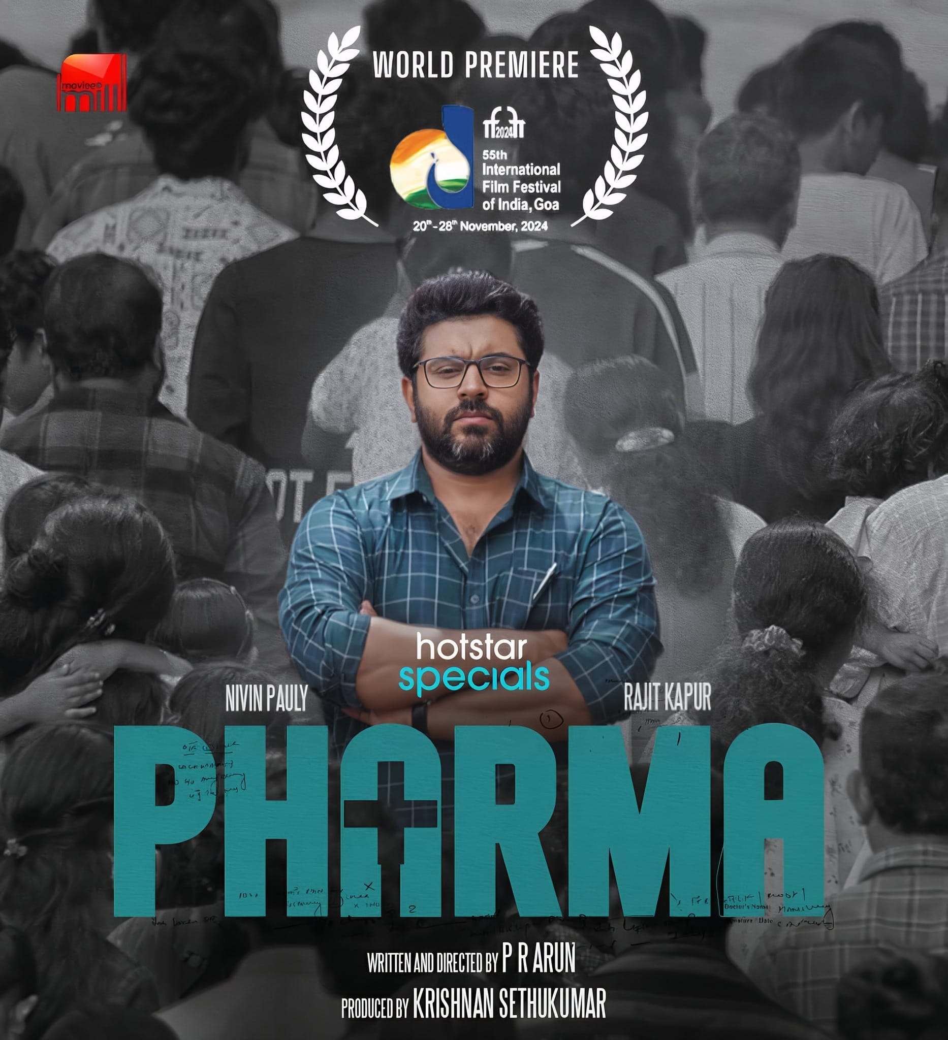 നിവിൻ പോളി നായകനായി എത്തുന്ന ഫാർമ എന്ന വെബ് സീരീസാണ് ഒക്ടോബറിലെ ഒടിടിയുടെ മറ്റ് ആകർഷണീയത. ജിയോ ഹോട്ട്സ്റ്റാർ സ്പെഷ്യലായ വെബ് സീരീസ് ഒക്ടോബർ അവസാനത്തോടെ സംപ്രേഷണം ചെയ്യും