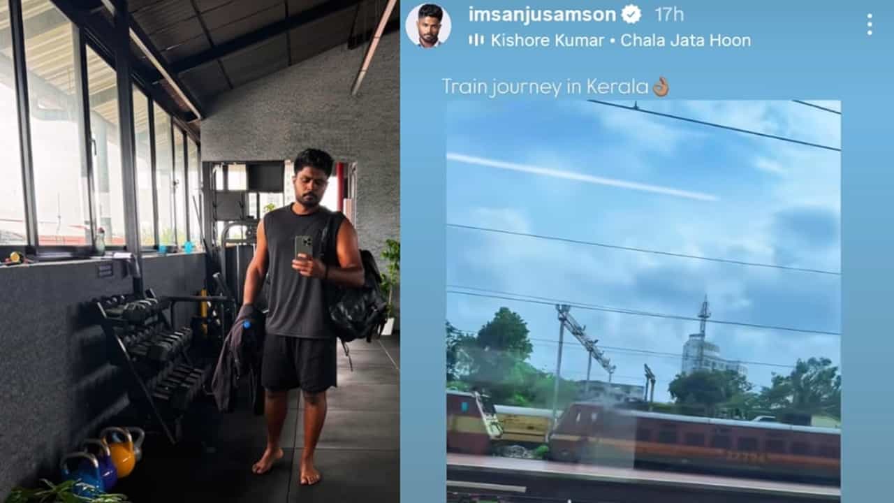 Sanju Samson: സഞ്ജു സാംസണ്‍ ഇത്ര സിംപിളാണോ? ആദ്യം ഓട്ടോയില്‍, ഇപ്പോള്‍ ട്രെയിനില്‍